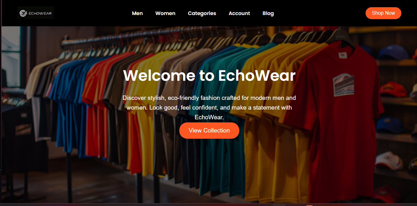 Web development For Clothing Brand