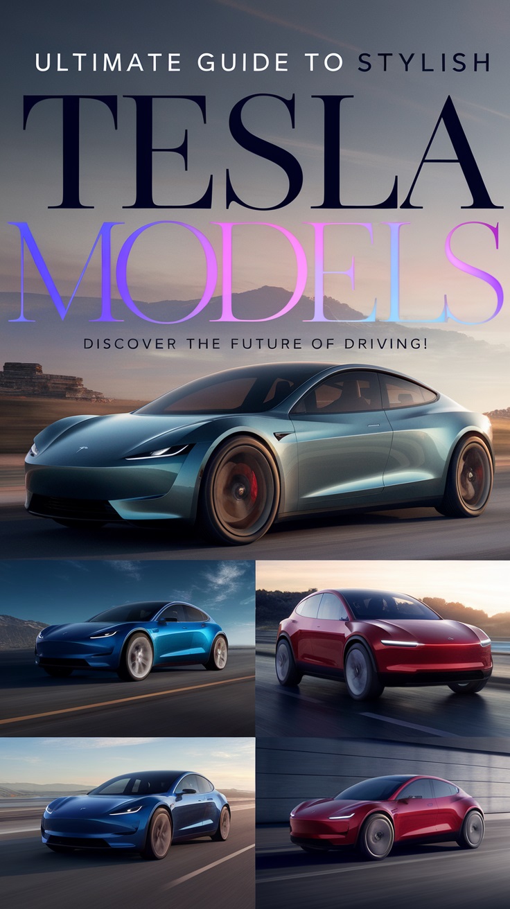 Discover Every Tesla Model: The Ultimate Guide to Stylish Electric Cars That Turn Heads!